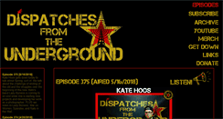 Desktop Screenshot of dispatchesfromtheunderground.com