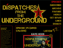 Tablet Screenshot of dispatchesfromtheunderground.com